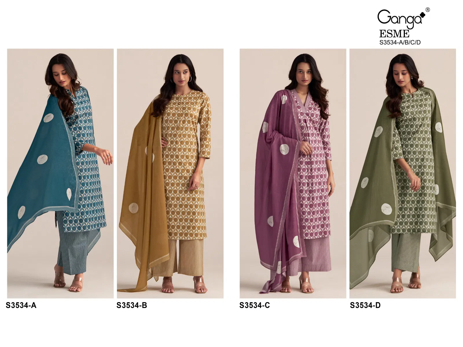 Esme By Ganga Cotton Printed Wholesale Designer Salwar Suit Suppliers In Mumbai